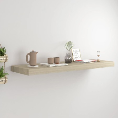 Estante flotante de pared MDF color roble 80x23,5x3,8 cm de vidaXL, Estantes y estanterías - Ref: Foro24-323877, Precio: 25,8...