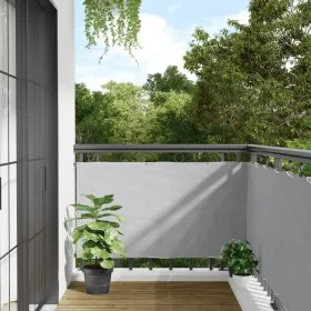 Gray PVC balcony privacy screen 500x75 cm by , fence panels - Ref: Foro24-4005382, Price: 19,03 €, Discount: %