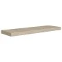 Oak color MDF floating wall shelf 80x23.5x3.8 cm by vidaXL, Shelves and shelves - Ref: Foro24-323877, Price: 25,36 €, Discoun...