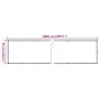 Cream PVC balcony privacy screen 1000x75 cm by , fence panels - Ref: Foro24-4005394, Price: 30,93 €, Discount: %