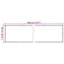 Sichtschutz-Balkonverkleidung aus anthrazitgrauem PVC 800x90 cm von , Zaunpaneele - Ref: Foro24-4005433, Preis: 36,75 €, Raba...