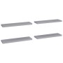 Schwebende Wandregale 4 Stück MDF grau 90x23,5x3,8 cm von vidaXL, Regale und Regale - Ref: Foro24-323861, Preis: 70,45 €, Rab...