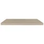 Oak color MDF floating wall shelf 80x23.5x3.8 cm by vidaXL, Shelves and shelves - Ref: Foro24-323877, Price: 25,36 €, Discoun...