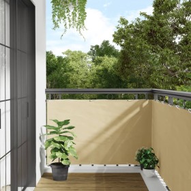 Pantalla de privacidad de balcón PVC crema 1000x90 cm by , fence panels - Ref: Foro24-4005450, Price: 34,40 €, Discount: %