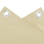 Pantalla de privacidad de balcón PVC crema 1000x90 cm by , fence panels - Ref: Foro24-4005450, Price: 34,40 €, Discount: %