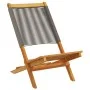 Gartenstühle 2 Stück Massivholz Akazie Polypropylen Grau von , Gartenstühle - Ref: Foro24-367688, Preis: 122,61 €, Rabatt: %