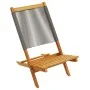 Gartenstühle 2 Stück Massivholz Akazie Polypropylen Grau von , Gartenstühle - Ref: Foro24-367688, Preis: 122,61 €, Rabatt: %