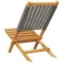 Gartenstühle 2 Stück Massivholz Akazie Polypropylen Grau von , Gartenstühle - Ref: Foro24-367688, Preis: 122,61 €, Rabatt: %