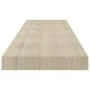 Floating wall shelves 2 pcs MDF oak color 120x23.5x3.8cm by vidaXL, Shelves and shelves - Ref: Foro24-323884, Price: 52,72 €,...