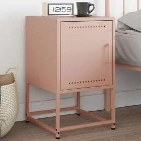 Nachttisch aus rosa Stahl 36x39x60,5 cm von , Nachttische - Ref: Foro24-846448, Preis: 57,78 €, Rabatt: %