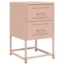 Nachttisch aus rosa Stahl 36x39x60,5 cm von , Nachttische - Ref: Foro24-846460, Preis: 70,85 €, Rabatt: %