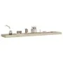 Floating wall shelves 2 pcs MDF oak color 120x23.5x3.8cm by vidaXL, Shelves and shelves - Ref: Foro24-323884, Price: 52,72 €,...