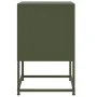 Nachttische, 2 Stück, Olivengrünes Stahl, 36x39x60,5 cm. von , Nachttische - Ref: Foro24-846455, Preis: 81,43 €, Rabatt: %
