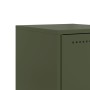 Mesitas de noche 2 unidades acero verde oliva 36x39x60,5 cm by , Nightstands - Ref: Foro24-846455, Price: 82,34 €, Discount: %