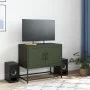 Fernsehmöbel aus olivgrünem Stahl 68,5x39x60,5 cm von , TV-Möbel - Ref: Foro24-846474, Preis: 67,64 €, Rabatt: %