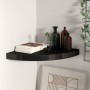 Schwarzes schwebendes Eckregal aus MDF, 35 x 35 x 3,8 cm von vidaXL, Regale und Regale - Ref: Foro24-323919, Preis: 27,81 €, ...