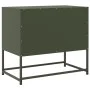 Fernsehmöbel aus olivgrünem Stahl 68,5x39x60,5 cm von , TV-Möbel - Ref: Foro24-846474, Preis: 67,64 €, Rabatt: %