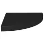 Black MDF corner floating shelf 35x35x3.8 cm by vidaXL, Shelves and shelves - Ref: Foro24-323919, Price: 27,90 €, Discount: %