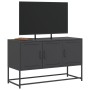 Schwarzer TV-Schrank aus Stahl, 100,5x39x60,5 cm. von , TV-Möbel - Ref: Foro24-846476, Preis: 101,63 €, Rabatt: %