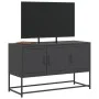 Schwarzer TV-Schrank aus Stahl, 100,5x39x60,5 cm. von , TV-Möbel - Ref: Foro24-846476, Preis: 72,95 €, Rabatt: %