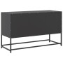 Schwarzer TV-Schrank aus Stahl, 100,5x39x60,5 cm. von , TV-Möbel - Ref: Foro24-846476, Preis: 101,63 €, Rabatt: %