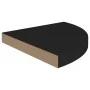 Black MDF corner floating shelf 35x35x3.8 cm by vidaXL, Shelves and shelves - Ref: Foro24-323919, Price: 27,90 €, Discount: %