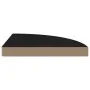 Black MDF corner floating shelf 35x35x3.8 cm by vidaXL, Shelves and shelves - Ref: Foro24-323919, Price: 27,90 €, Discount: %