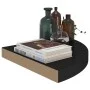 Black MDF corner floating shelf 35x35x3.8 cm by vidaXL, Shelves and shelves - Ref: Foro24-323919, Price: 27,90 €, Discount: %