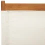 Sillas jardín plegables 8 uds tela madera maciza y tela crema by , Garden chairs - Ref: Foro24-3214639, Price: 445,74 €, Disc...