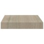 Schwebendes Wandregal aus eichenfarbenem MDF, 23 x 23,5 x 3,8 cm von vidaXL, Regale und Regale - Ref: Foro24-323865, Preis: 1...