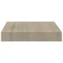 Schwebendes Wandregal aus eichenfarbenem MDF, 23 x 23,5 x 3,8 cm von vidaXL, Regale und Regale - Ref: Foro24-323865, Preis: 1...