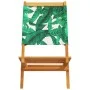 Sillas de jardín reclinables 8 uds madera maciza y tela verde by , Garden chairs - Ref: Foro24-3214651, Price: 417,34 €, Disc...