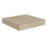 Schwebendes Wandregal aus eichenfarbenem MDF, 23 x 23,5 x 3,8 cm von vidaXL, Regale und Regale - Ref: Foro24-323865, Preis: 1...