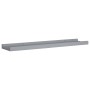 Regal für Bilderrahmen 2 Stück MDF grau 60x9x3 cm von vidaXL, Regale und Regale - Ref: Foro24-323935, Preis: 20,13 €, Rabatt: %