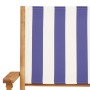 Juego de bistro de 3 piezas tela y madera maciza azul y blanco by , Garden sets - Ref: Foro24-3281801, Price: 137,82 €, Disco...