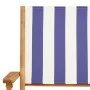 Juego de bistro de 3 piezas tela y madera maciza azul y blanco by , Garden sets - Ref: Foro24-3281801, Price: 147,67 €, Disco...