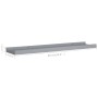 Regal für Bilderrahmen 2 Stück MDF grau 60x9x3 cm von vidaXL, Regale und Regale - Ref: Foro24-323935, Preis: 20,13 €, Rabatt: %