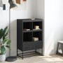 Aparador de acero negro 68x39x111,5 cm de , Aparadores - Ref: Foro24-846602, Precio: 93,47 €, Descuento: %