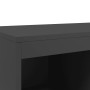 Aparador de acero negro 68x39x111,5 cm de , Aparadores - Ref: Foro24-846602, Precio: 93,47 €, Descuento: %