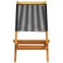 Sillas de jardín reclinables 8 uds madera maciza acacia negro by , Garden chairs - Ref: Foro24-3214630, Price: 424,95 €, Disc...