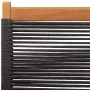 8 verstellbare Gartenstühle aus massivem Akazienholz in Schwarz von , Gartenstühle - Ref: Foro24-3214630, Preis: 416,51 €, Ra...