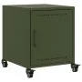 Mesitas de noche 2 unidades acero verde oliva 36x39x43,5 cm de , Mesitas de noche - Ref: Foro24-846623, Precio: 74,78 €, Desc...