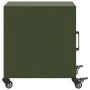 Mesitas de noche 2 unidades acero verde oliva 36x39x43,5 cm de , Mesitas de noche - Ref: Foro24-846623, Precio: 74,78 €, Desc...