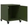 Mesitas de noche 2 unidades acero verde oliva 36x39x43,5 cm de , Mesitas de noche - Ref: Foro24-846623, Precio: 74,78 €, Desc...