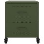 Nachttische, 2 Stück, Olivengrünes Stahl, 36x39x43,5 cm. von , Nachttische - Ref: Foro24-846635, Preis: 99,53 €, Rabatt: %