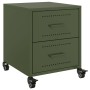 Nachttische, 2 Stück, Olivengrünes Stahl, 36x39x43,5 cm. von , Nachttische - Ref: Foro24-846635, Preis: 99,53 €, Rabatt: %