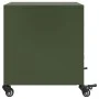 Mesitas de noche 2 unidades acero verde oliva 36x39x43,5 cm de , Mesitas de noche - Ref: Foro24-846635, Precio: 98,59 €, Desc...