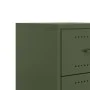 Mesitas de noche 2 unidades acero verde oliva 36x39x43,5 cm de , Mesitas de noche - Ref: Foro24-846635, Precio: 98,59 €, Desc...