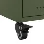 Mesitas de noche 2 unidades acero verde oliva 36x39x43,5 cm de , Mesitas de noche - Ref: Foro24-846635, Precio: 98,59 €, Desc...