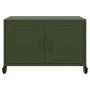 Mueble de TV de acero verde oliva 68x39x43,5 cm by , TV Furniture - Ref: Foro24-846642, Price: 75,42 €, Discount: %